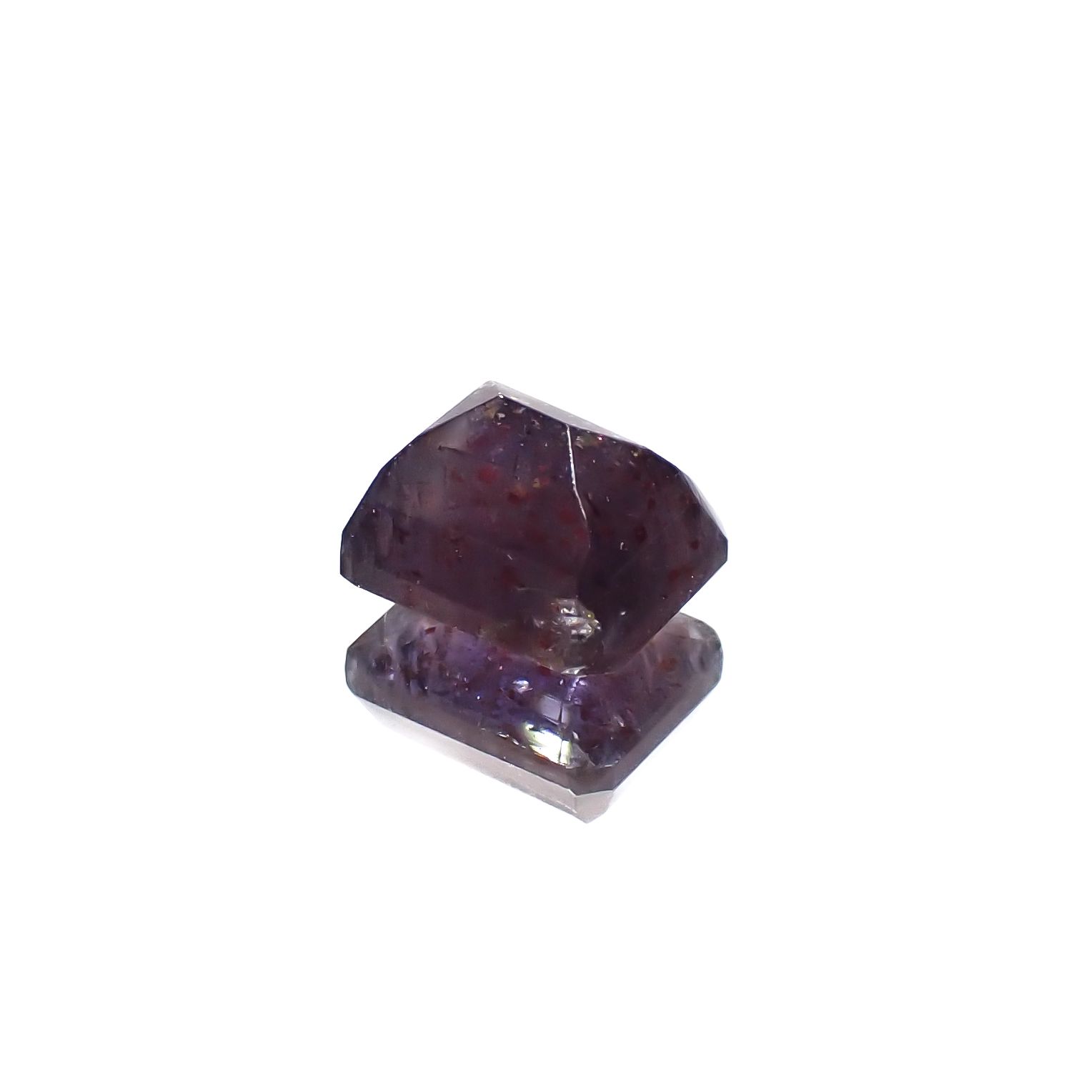 ブラッドショットアイオライト インド産 1.53ct[230923350]7.2x5.9mm前後