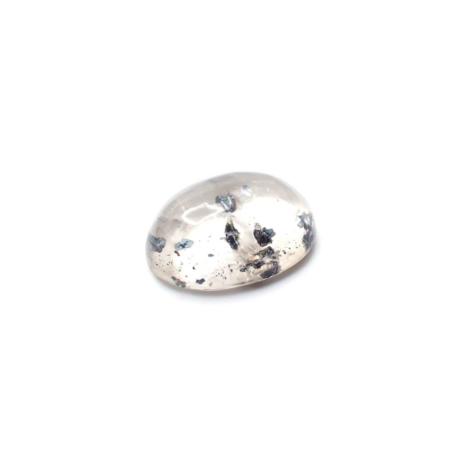ヘマタイトインクォーツ 中国産 9.05ct[231124182]15.8x11.6mm前後