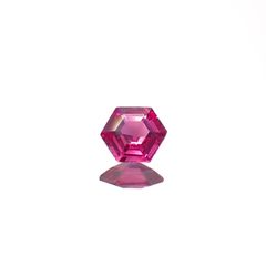 ◇ヘキサゴンカット◇ルビー 非加熱 モザンビーク産 0.11ct[240427101]3x3mm前後
