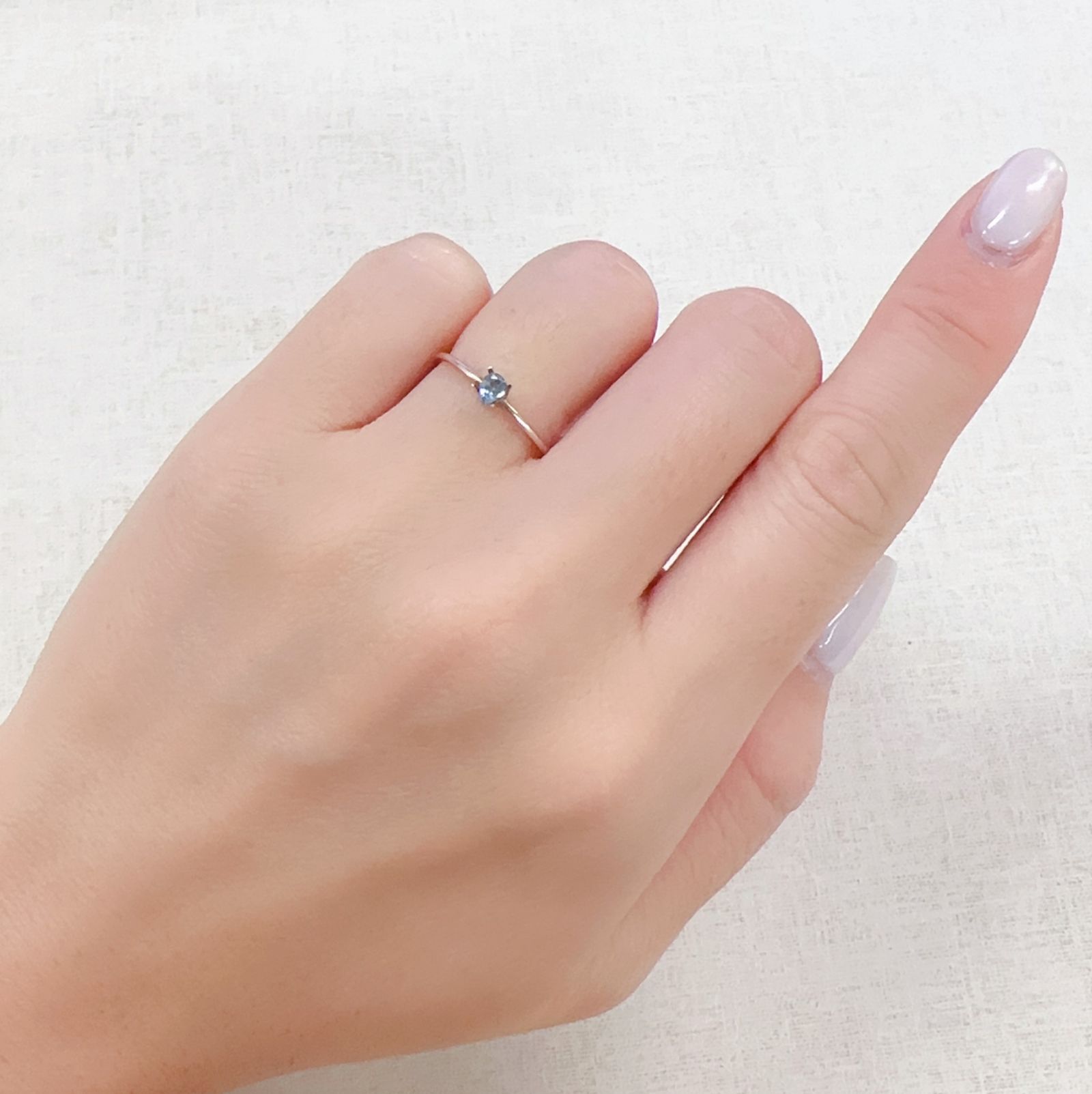 ブルーコーネルピン タンザニア産 0.13ct[230722856]3.8x2.7mm前後