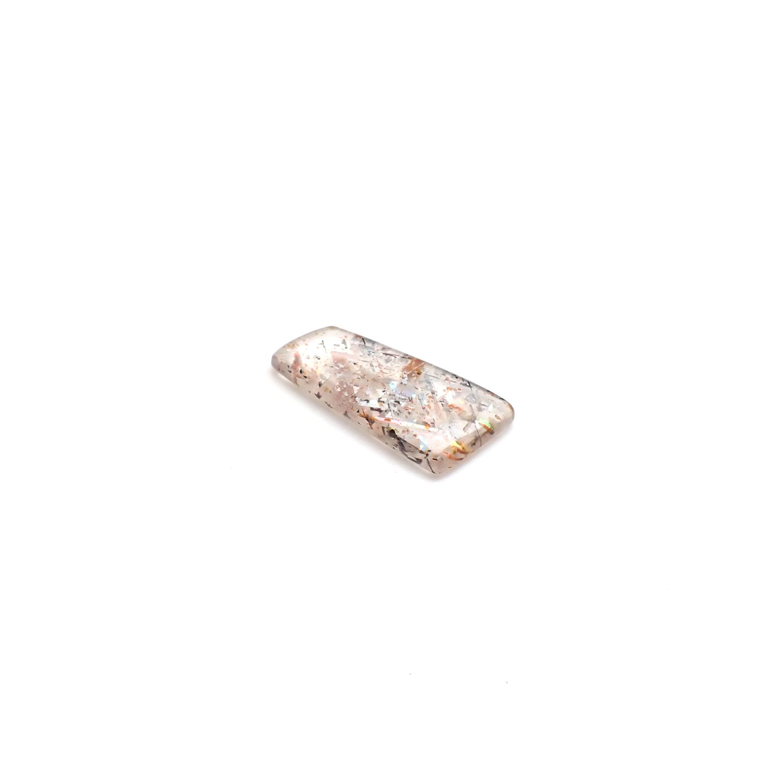 ◇フリーフォーム◇レインボーラティスサンストーン オーストラリア産 2.61ct [250730693]15.9x7.3mm前後