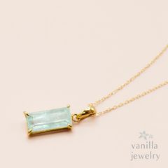 Chelice (シェリス) パライバトルマリン 2.00ct K18ネックレス [7670]★今だけ！40cmチェーン→「スライドピンチェーン」にグレードアップしてお届け！★