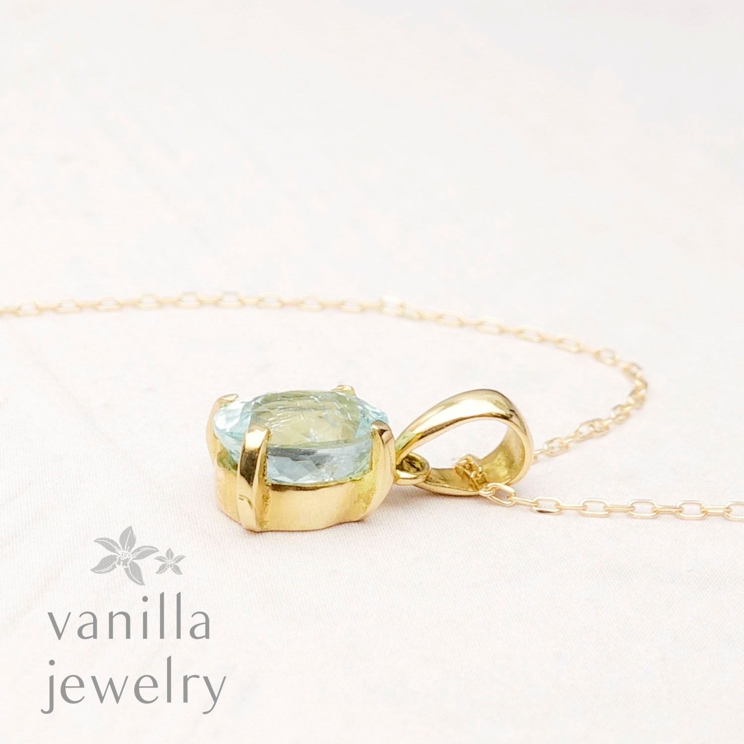 Chelice (シェリス) パライバトルマリン 0.82ct K18ネックレス [7713]★今だけ！40cmチェーン→「スライドピンチェーン」にグレードアップしてお届け！★