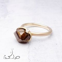 MALIKA(マリカ) ～Art～ レインボーガーネット&ダイヤモンド K10リング #11