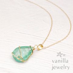 La verite(ラヴェリーテ) パライバトルマリン 2.86ct K18ネックレス [7679]★今だけ！40cmチェーン→「スライドピンチェーン」にグレードアップしてお届け！★