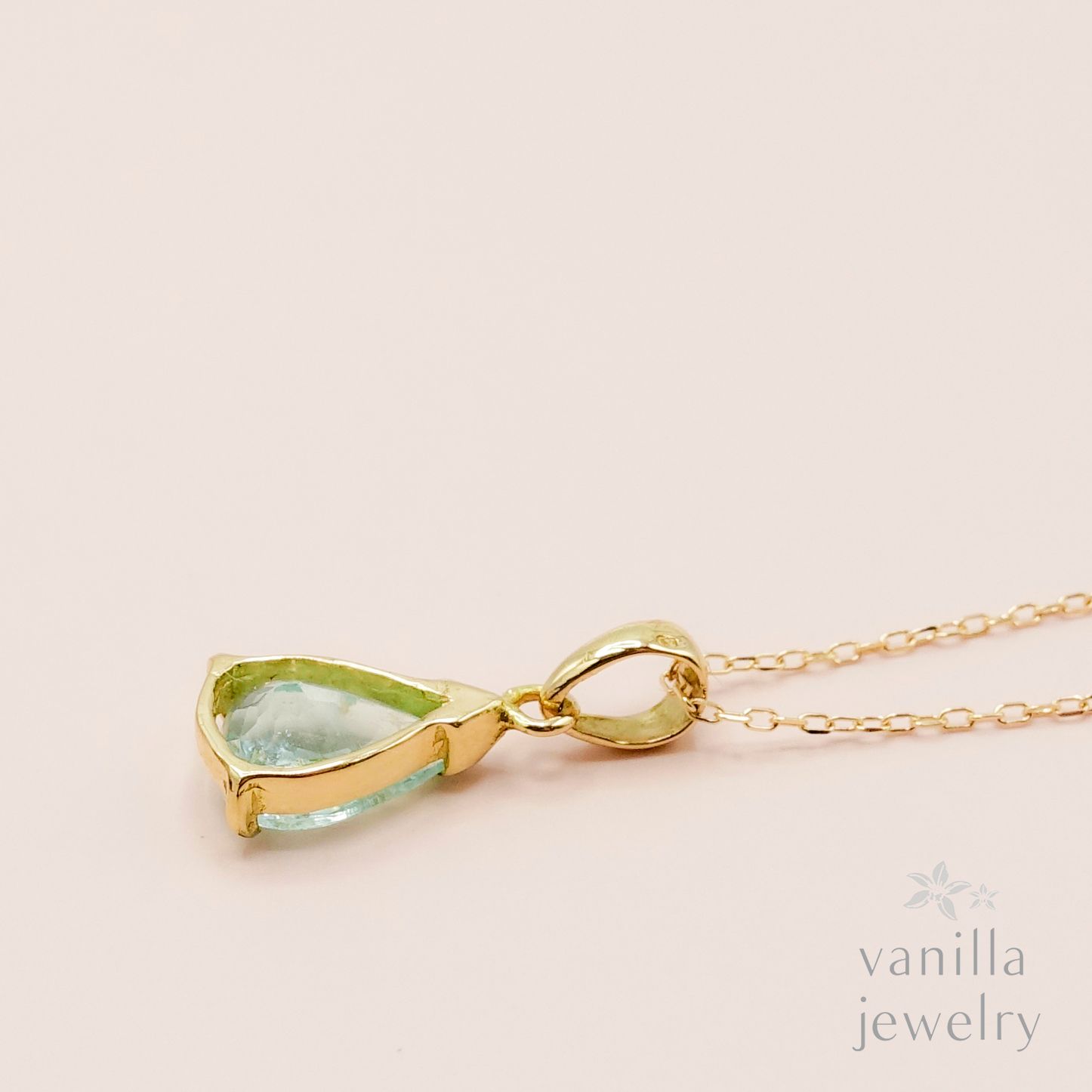 Chelice (シェリス) パライバトルマリン 1.15ct K18ネックレス [7629]★今だけ！40cmチェーン→「スライドピンチェーン」にグレードアップしてお届け！★