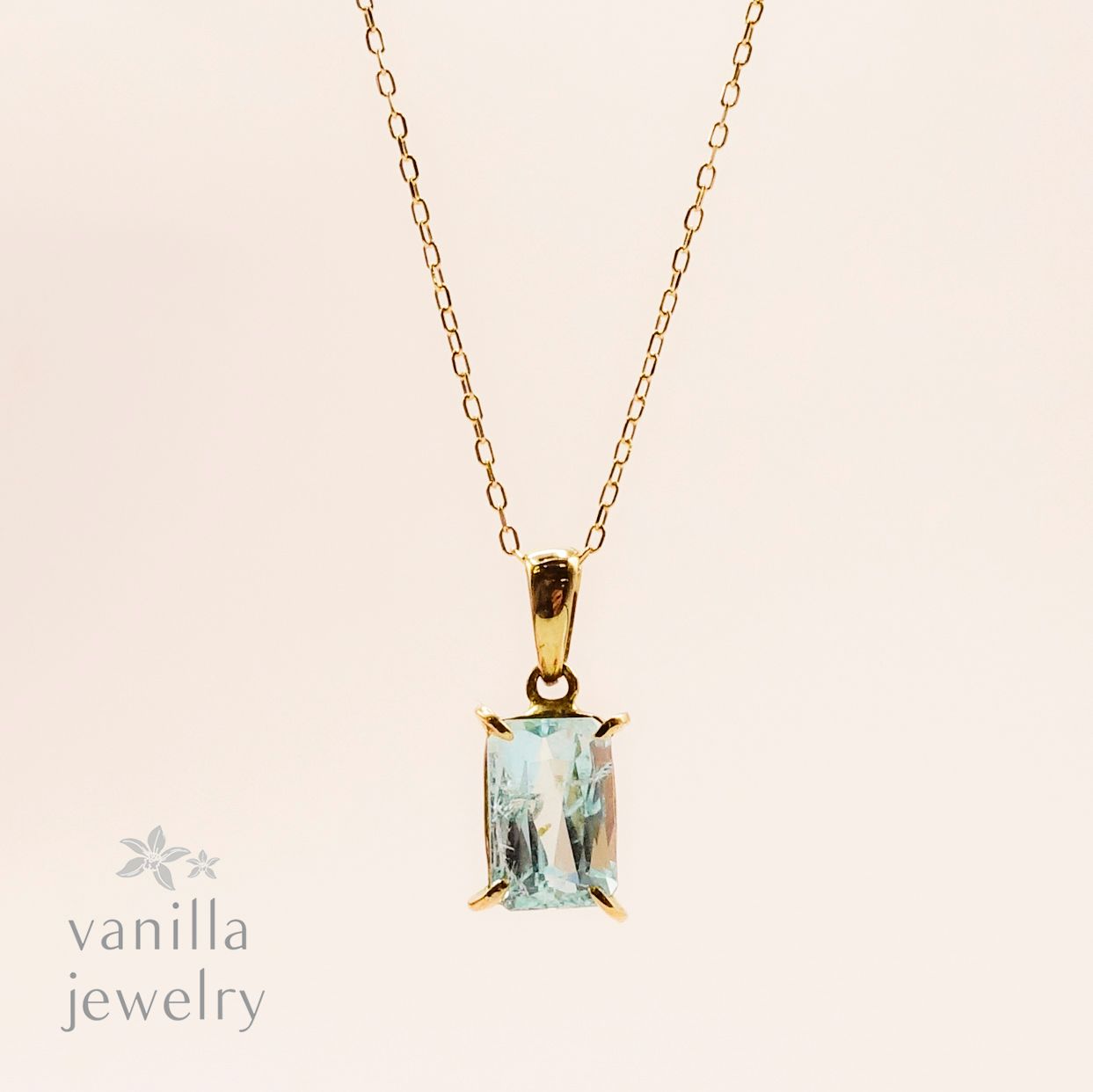Chelice (シェリス) パライバトルマリン 1.47ct K18ネックレス [7671]★今だけ！40cmチェーン→「スライドピンチェーン」にグレードアップしてお届け！★