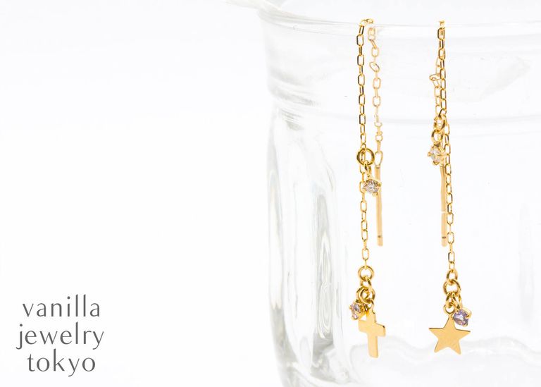 toujours Diamond K18Pierced