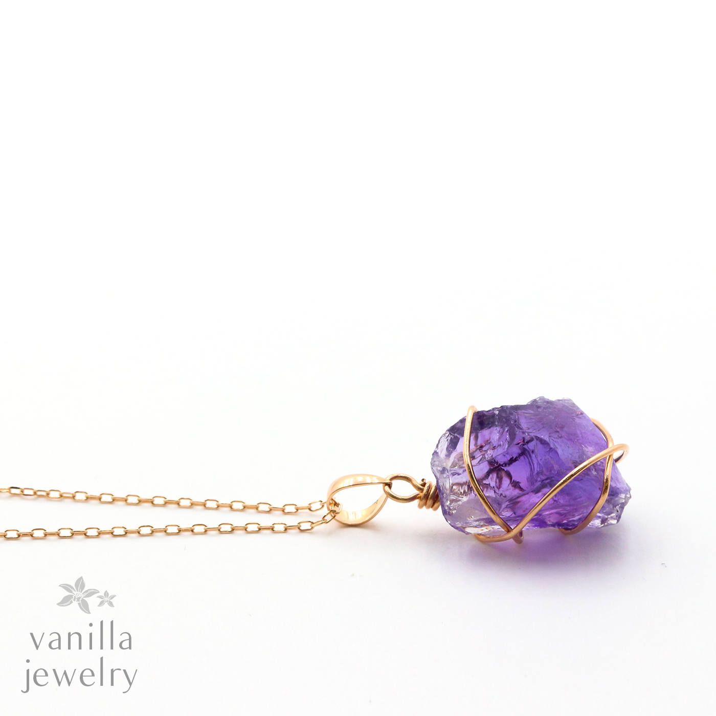 La verite(ラヴェリーテ) アメジスト K18ネックレス | vanilla jewelry