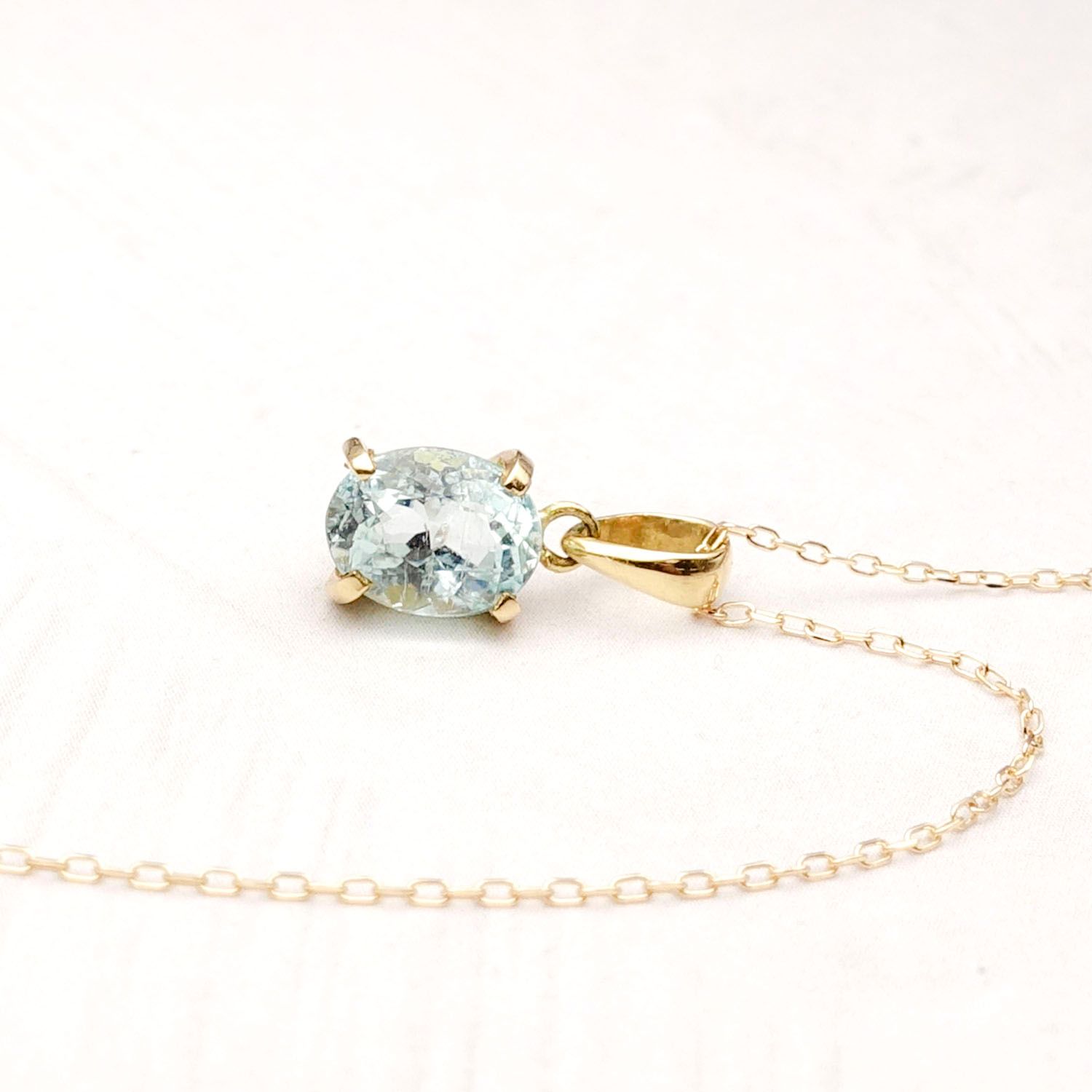Chelice (シェリス) パライバトルマリン 0.82ct K18ネックレス [7713]★今だけ！40cmチェーン→「スライドピンチェーン」にグレードアップしてお届け！★