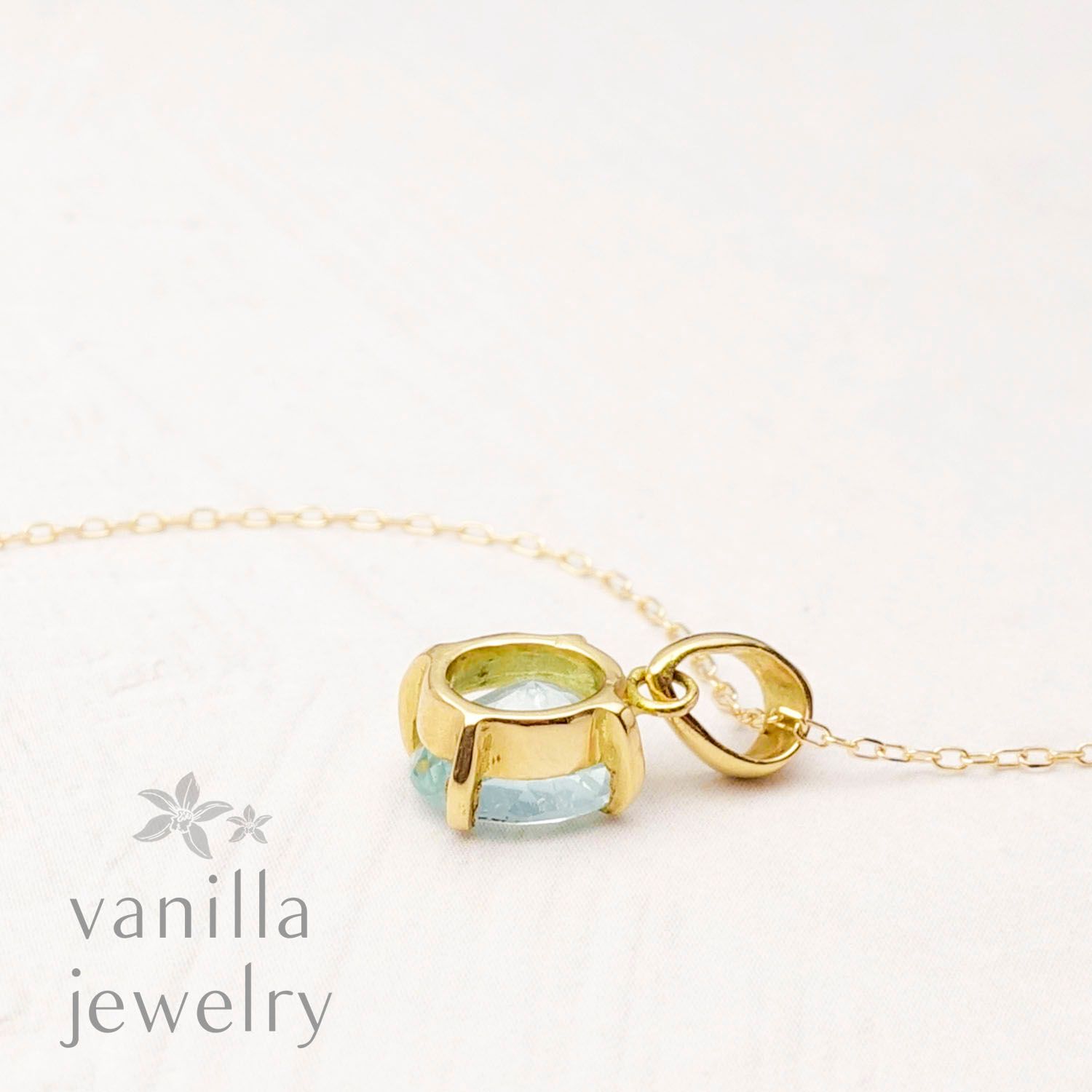 Chelice (シェリス) パライバトルマリン 0.82ct K18ネックレス [7713]★今だけ！40cmチェーン→「スライドピンチェーン」にグレードアップしてお届け！★