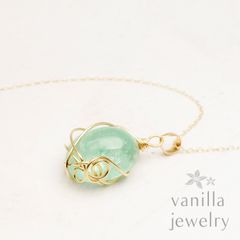 La verite(ラヴェリーテ) パライバトルマリン 7.20ct K18ネックレス [7682]★今だけ！40cmチェーン→「スライドピンチェーン」にグレードアップしてお届け！★