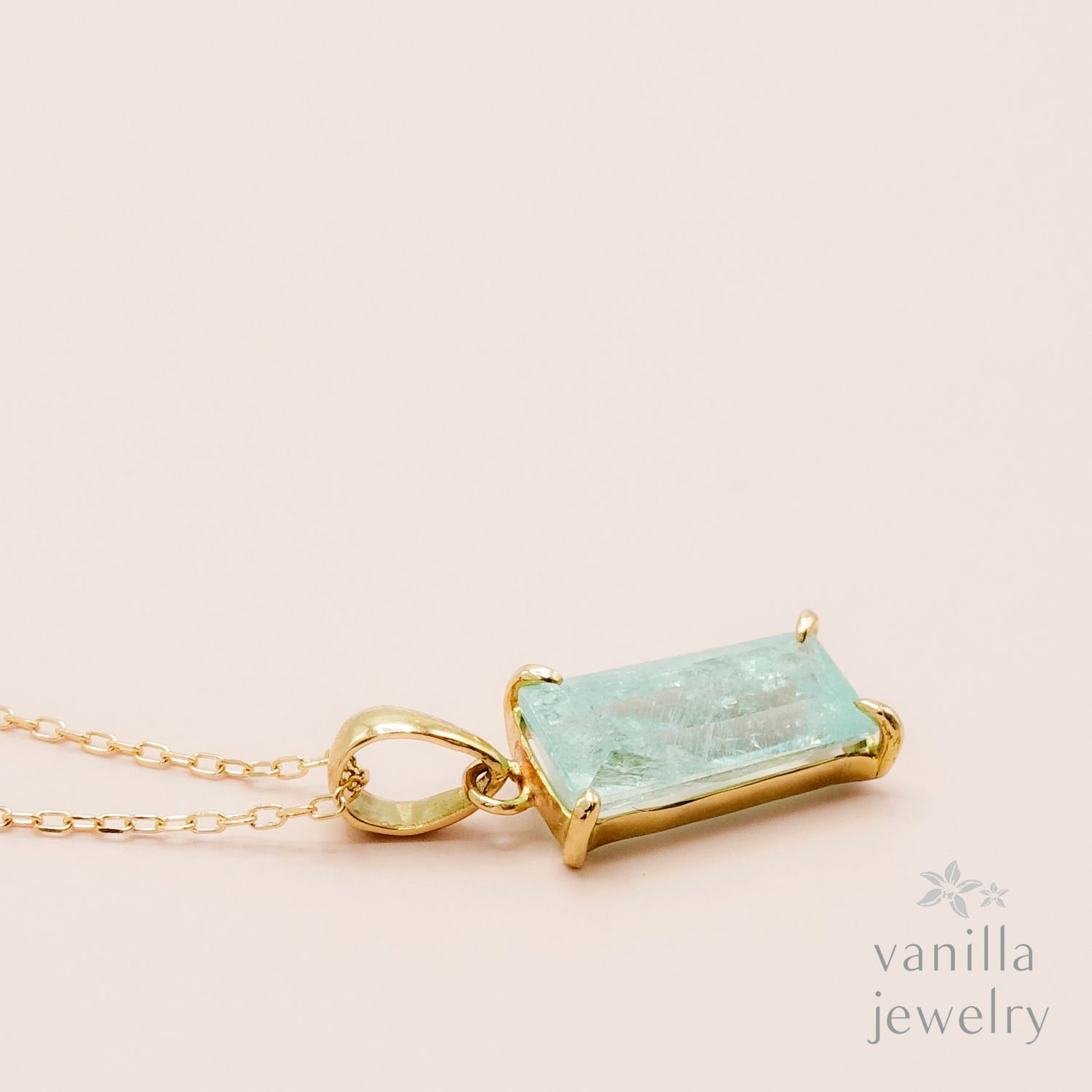 Chelice (シェリス) パライバトルマリン 2.00ct K18ネックレス [7670]★今だけ！40cmチェーン→「スライドピンチェーン」にグレードアップしてお届け！★