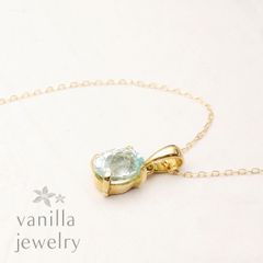 Chelice (シェリス) パライバトルマリン 0.82ct K18ネックレス [7713]★今だけ！40cmチェーン→「スライドピンチェーン」にグレードアップしてお届け！★