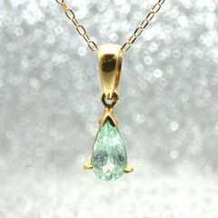 Chelice (シェリス) パライバトルマリン 0.41ct K18ネックレス [7711]★今だけ！40cmチェーン→「スライドピンチェーン」にグレードアップしてお届け！★