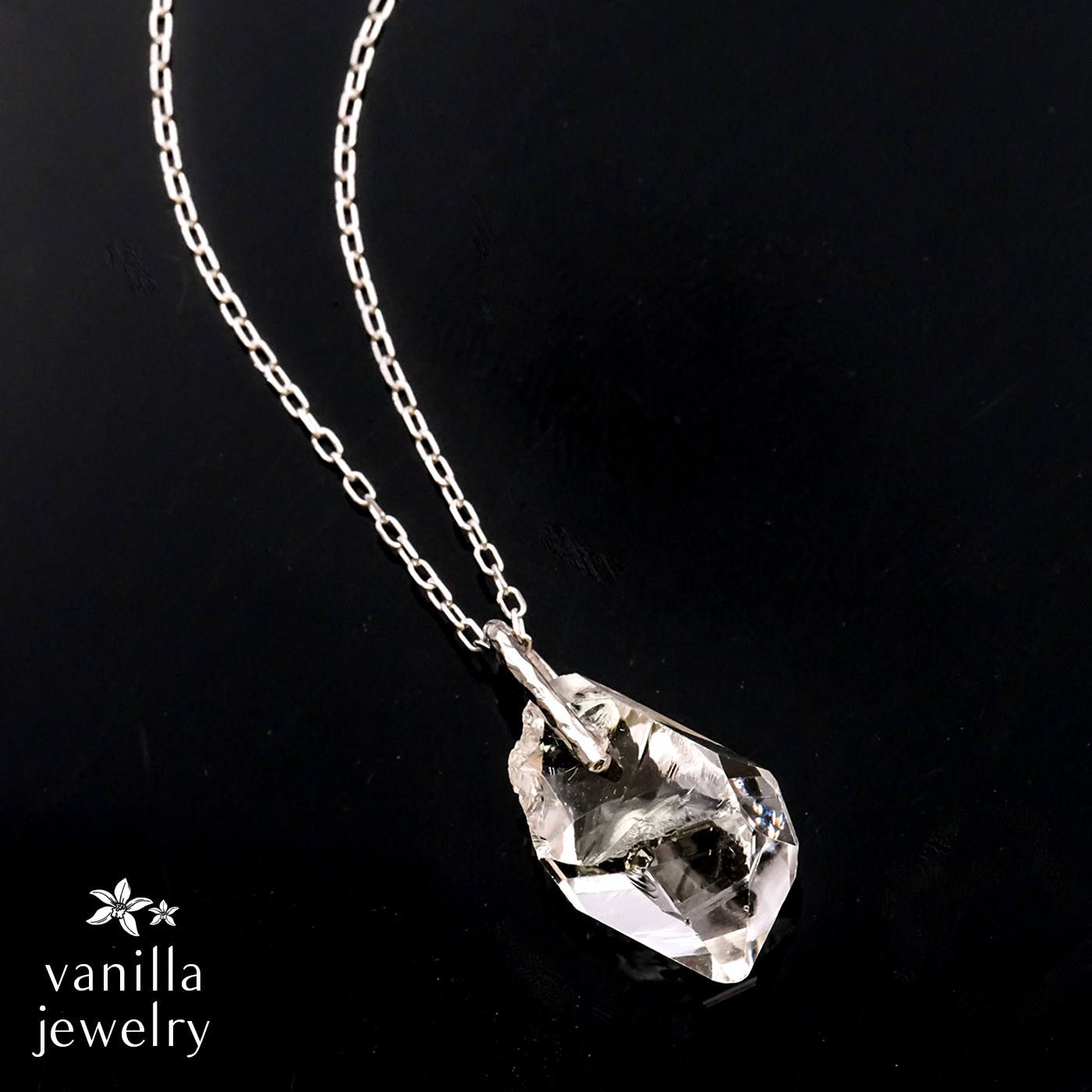 vanilla jewelry - Aries(アリエス) ハーキマーダイヤモンド K18WG