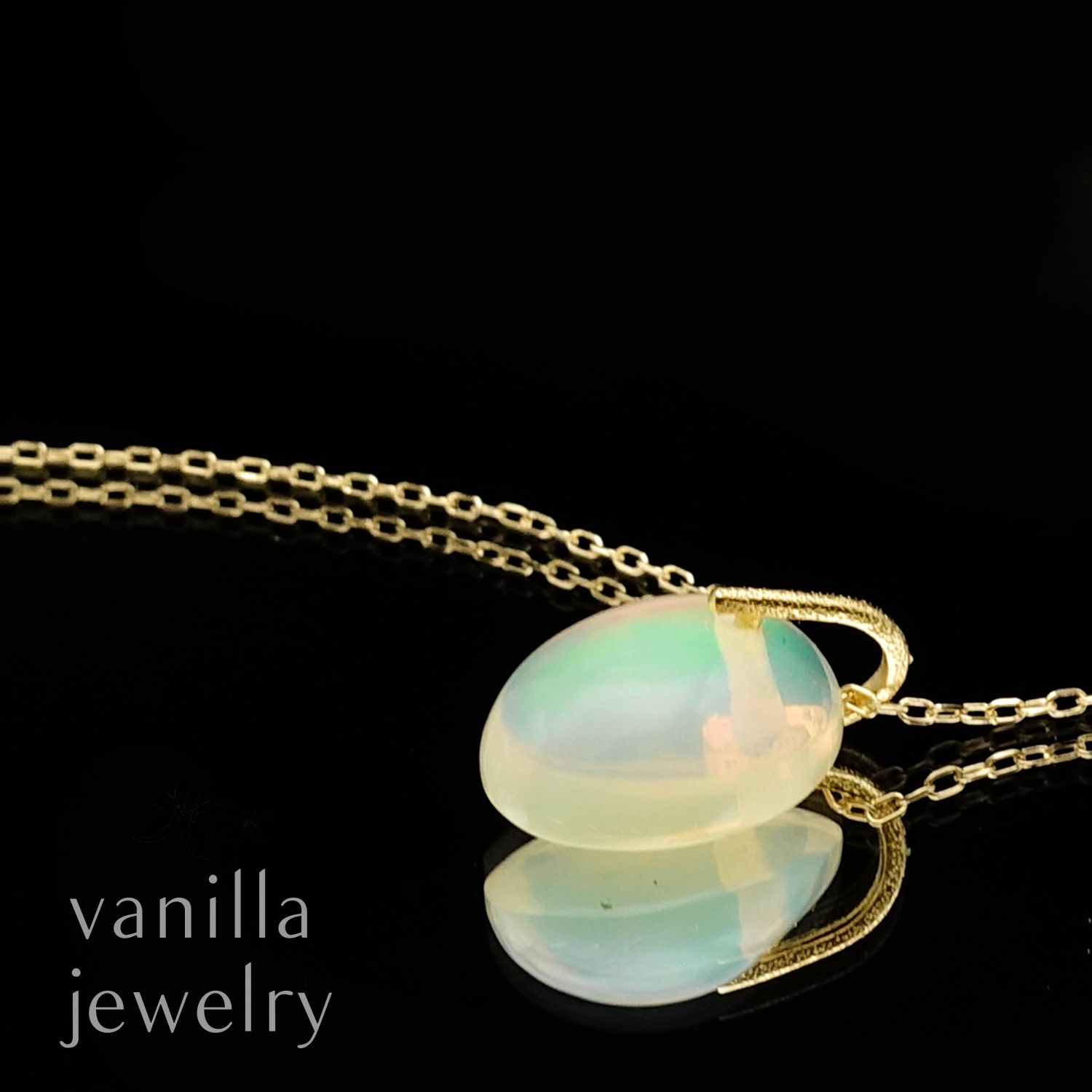 vanilla jewelry - Aries(アリエス) プレシャスオパール K18ネックレス ...