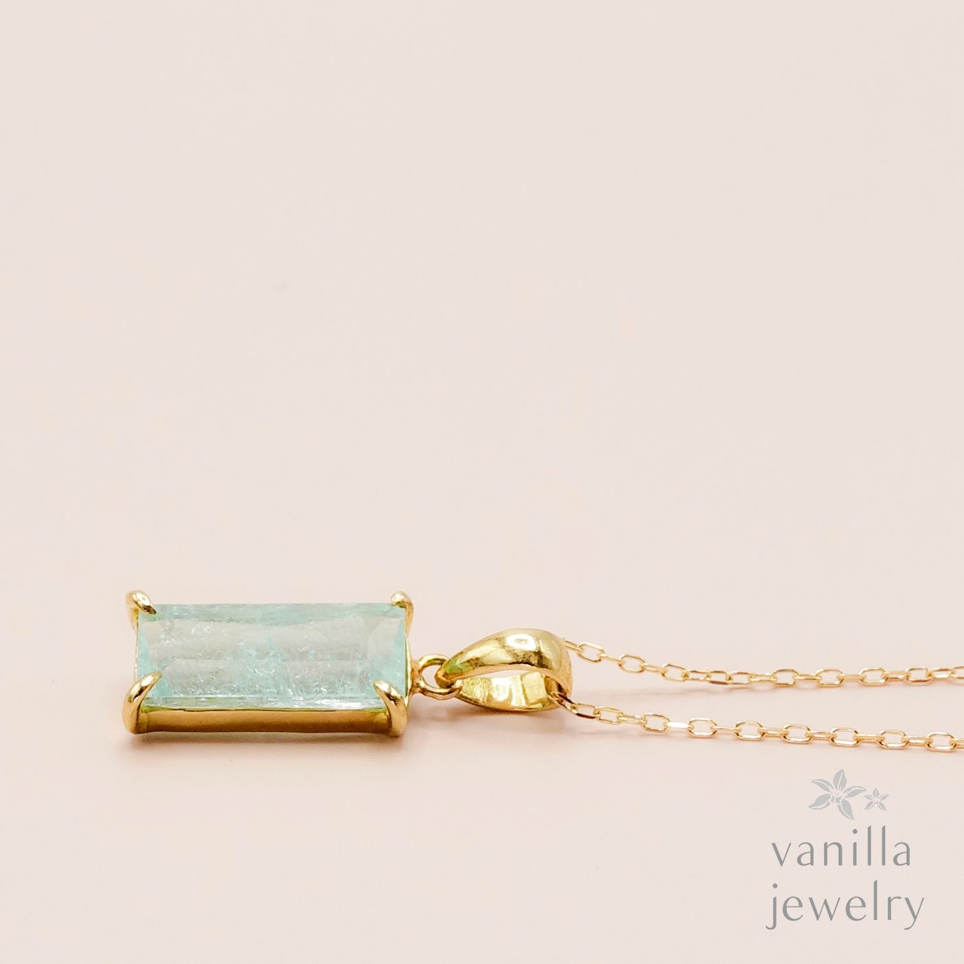 Chelice (シェリス) パライバトルマリン 2.00ct K18ネックレス [7670]★今だけ！40cmチェーン→「スライドピンチェーン」にグレードアップしてお届け！★