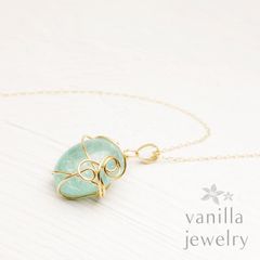 La verite(ラヴェリーテ) パライバトルマリン 8.30ct K18ネックレス [7683]★今だけ！40cmチェーン→「スライドピンチェーン」にグレードアップしてお届け！★