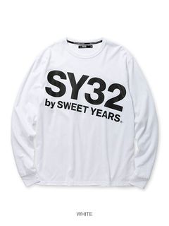 BIG LOGO L/S TEE | Tシャツ | ホワイト×ブラック | メンズ | ゴルフウェア