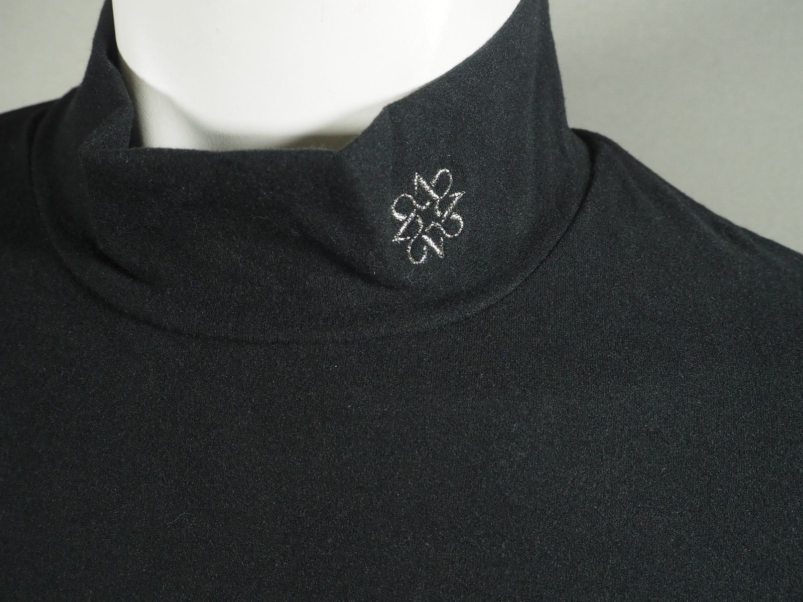 Tシャツ | モックネック | ハイネック | ブラック | メンズ | ゴルフウェア