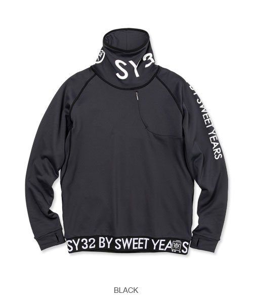 SY32 by SWEET YEARS - NECK LOGO HIGH NECK SHIRTS