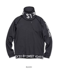 NECK LOGO HIGH NECK SHIRTS | ハイネック | モックネック | ホワイト | ブラック | ネイビー | メンズ | ゴルフウェア