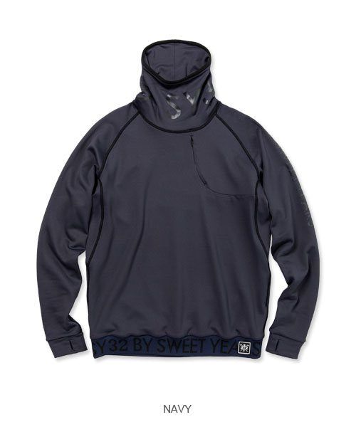 NECK LOGO HIGH NECK SHIRTS | ハイネック | モックネック | ホワイト | ブラック | ネイビー | メンズ | ゴルフウェア