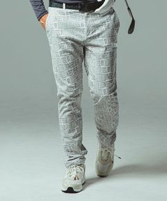 LOGO PATTERN CORDUROY PANTS | スラックス | グレー | メンズ | ゴルフウェア
