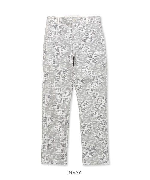LOGO PATTERN CORDUROY PANTS | スラックス | グレー | メンズ | ゴルフウェア