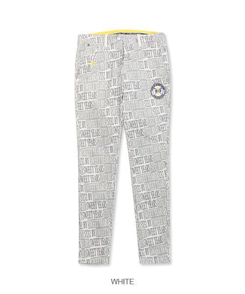 TOTAL PATTERN STRETCH CORDUROY PANTS | スラックス | ホワイト | レディース | ゴルフウェア