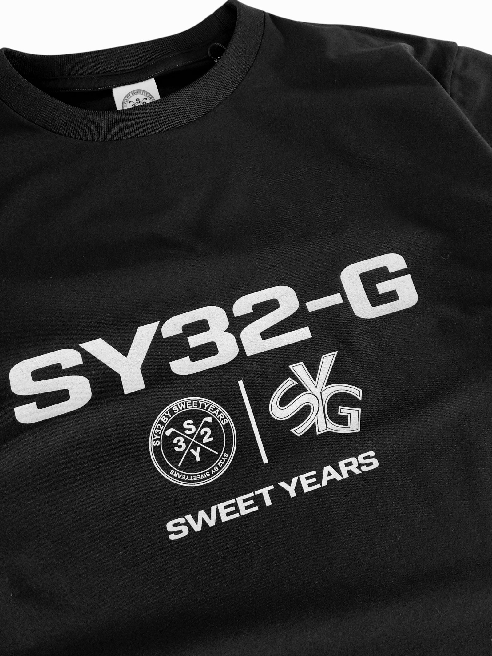 SY32-G MOCK TEE | モックネック Tシャツ | ブラック | メンズ | ゴルフウェア
