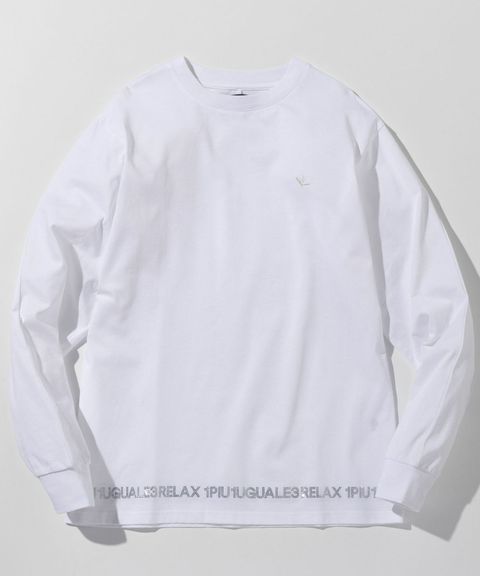ラインストーンヘムシルケットロングTシャツ | Tシャツ | ホワイト | メンズ