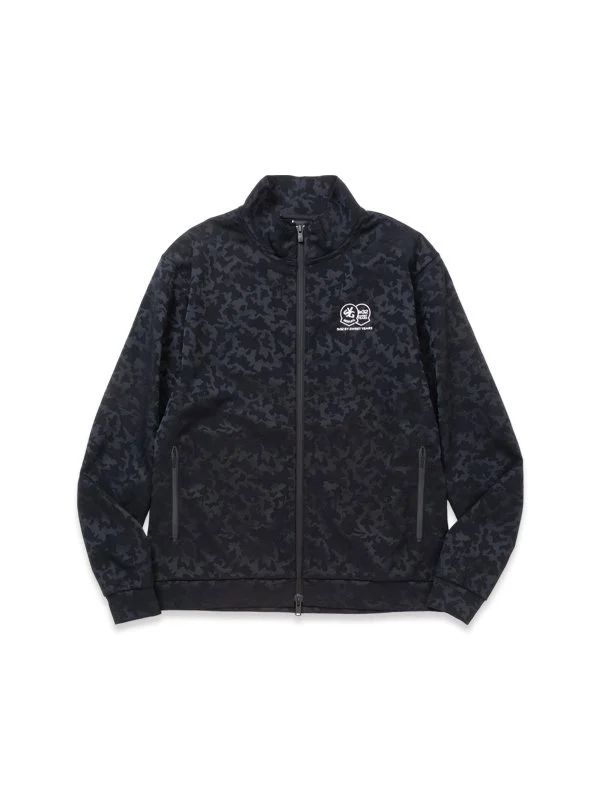 SATIN CAMO JACQUARD ZIP JK | ブルゾン | ブラック | メンズ | ゴルフウェア