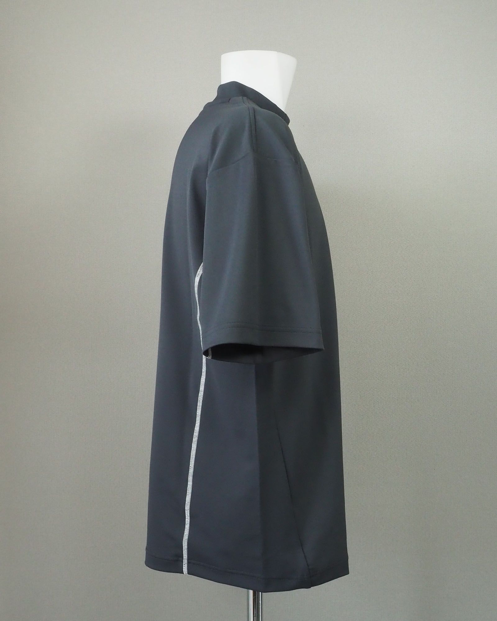Pulsar Mock Neck Tee | モックネック | チャコール | ユニセックス | ゴルフウェア
