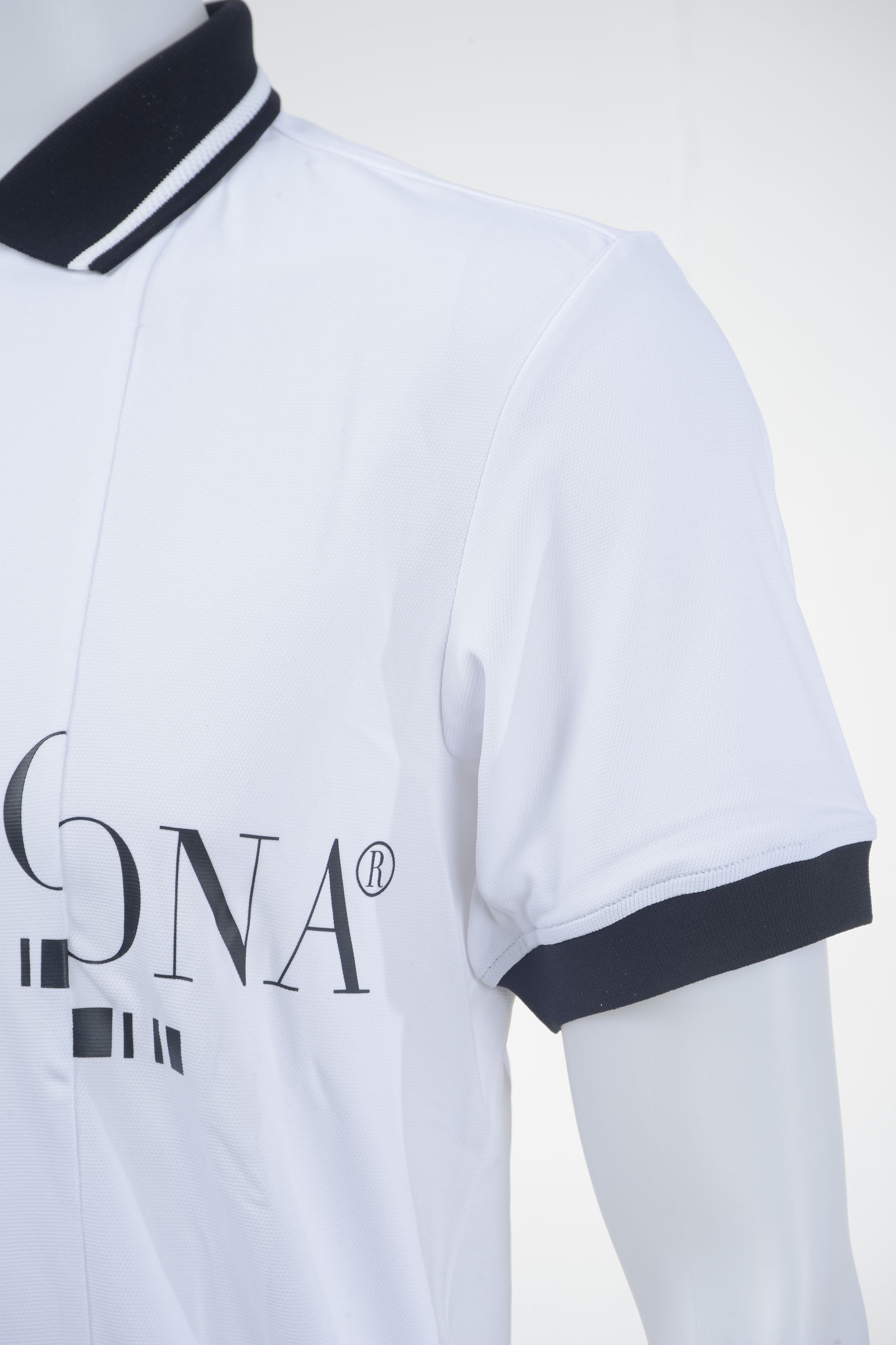 MARK & LONA ポロシャツ ホワイト MARK&LONA - 【2025AW】【レディース】 PDPL / ストレッチカノコ