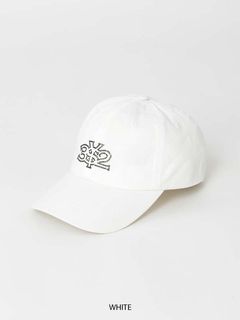 RHINESTONE AGG LOGO CAP | キャップ | ホワイト | ユニセックス