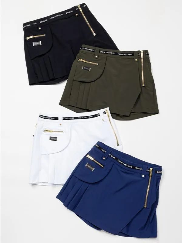 CARVICO 425 SIDE PK SHORTS | スカート | ブラック | レディース | ゴルフウェア