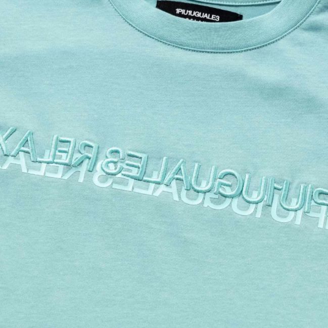 2重ロゴ半袖Tシャツ | Tシャツ | サックス | メンズ