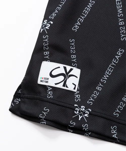 MESH QD LIGHT GRAPHIC MOCK | Tシャツ | ブラック | メンズ | ゴルフウェア