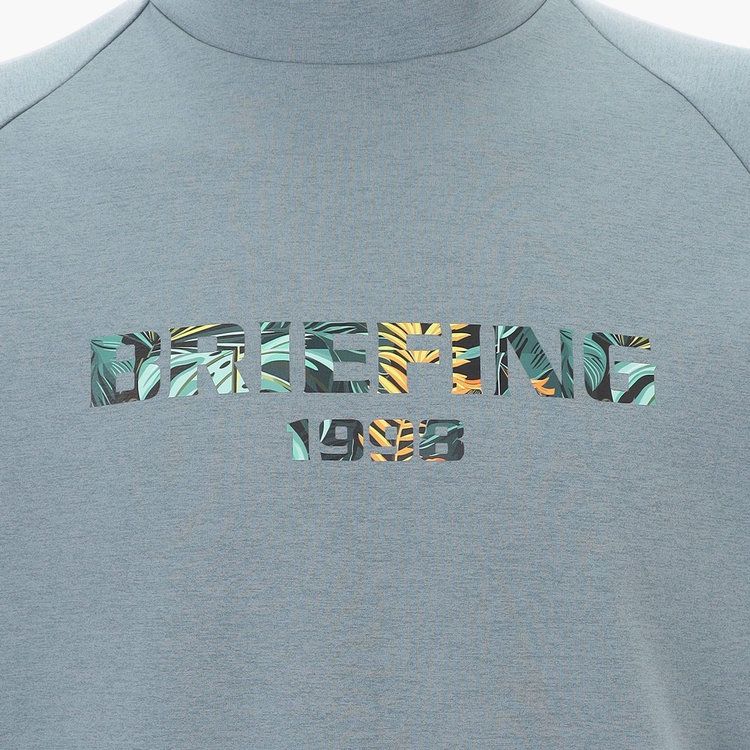 CR MEN’S BOTANICAL LOGO HIGHNECK （リラックスフィット） | ハイネックシャツ | ブルーグレー | メンズ | ゴルフウェア