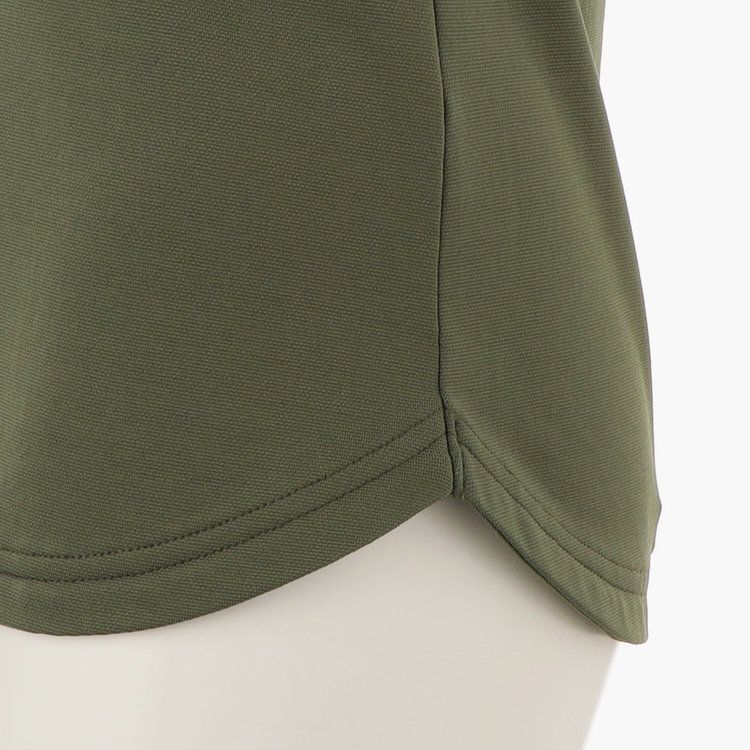 WOMENS TOUR NO SLEEVE HIGH NECK | ツアー ノースリーブ ハイネック | モックネック Tシャツ | オリーブ | レディース | ゴルフウェア