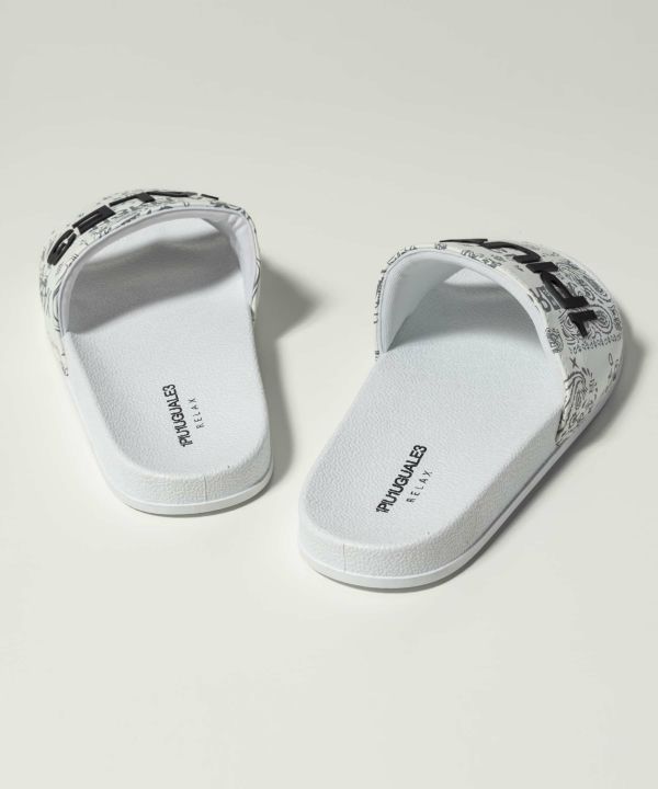 ペイズリー柄シャワーサンダル | サンダル | ホワイト | メンズ