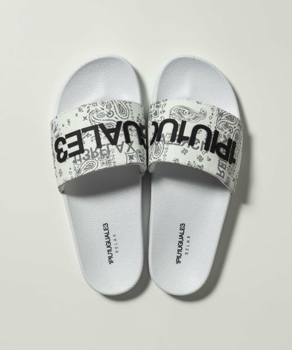 ペイズリー柄シャワーサンダル | サンダル | ホワイト | メンズ