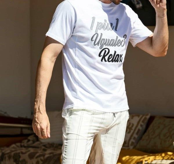 グラデーションアップリケ半袖Tシャツ  | Tシャツ | ホワイト | メンズ