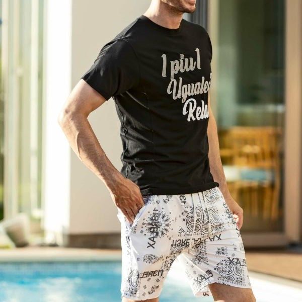 グラデーションアップリケ半袖Tシャツ  | Tシャツ | ブラック | メンズ