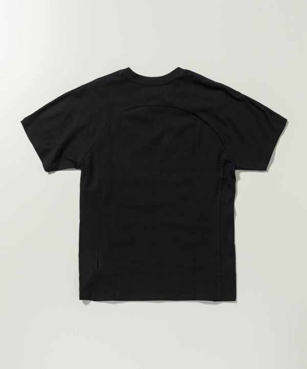 グラデーションアップリケ半袖Tシャツ  | Tシャツ | ブラック | メンズ