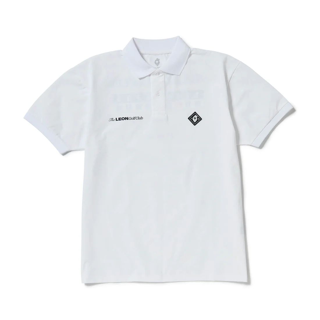 LEON GC set B | ポロシャツ×モックネック  2枚セット| ホワイト×ブラック | メンズ | ゴルフウェア