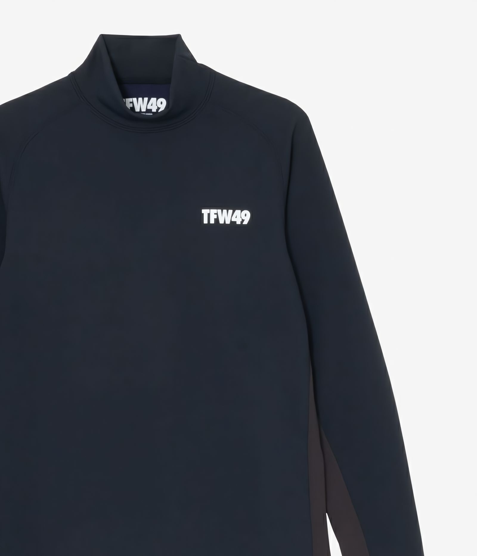 WARM MOCKNECK L/S T | モックネックシャツ | ブラック×ネイビー | メンズ | ゴルフウェア