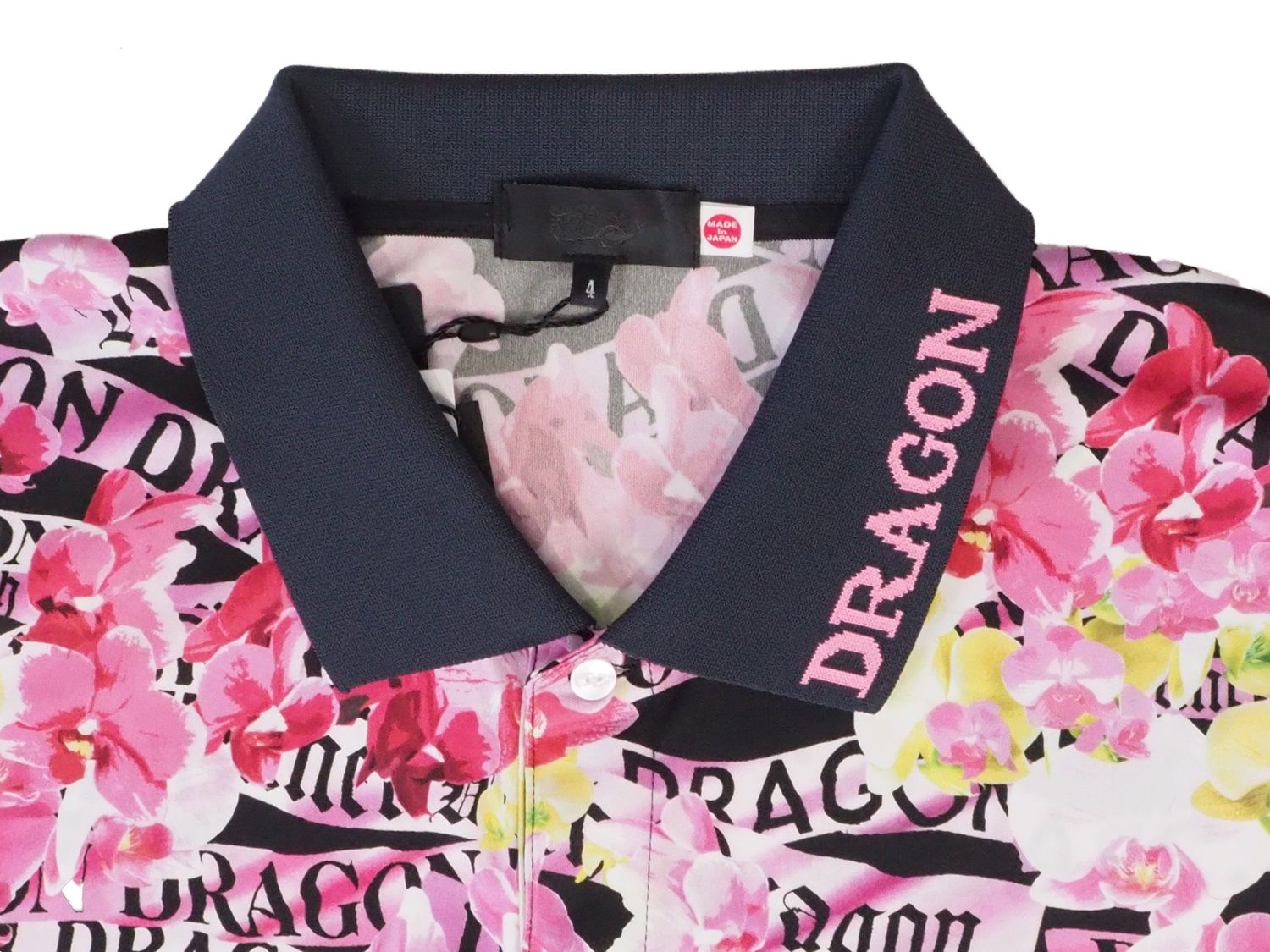 値下げ★Dance With Dragon ポロシャツ ピンク DANCE WITH DRAGON(ダンスウィズドラゴン) ポロシャツ｜中古
